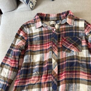 Altar'd State Multicolor Plaid Button Down Shirt